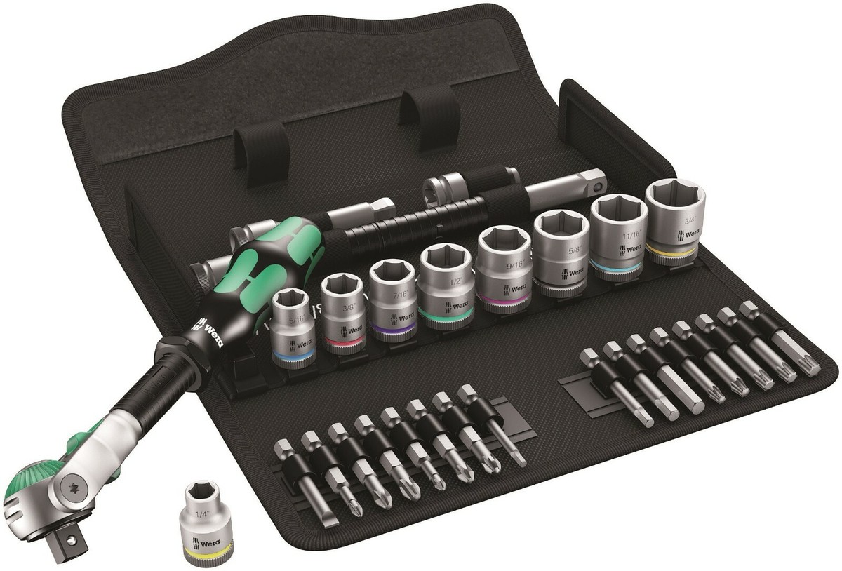 Wera 8100SC9 サイクロップラチェット「スピード」セット 1/2インチ Wera 8100 SC 9 Zyklop Speed Ratchet Set 1/2