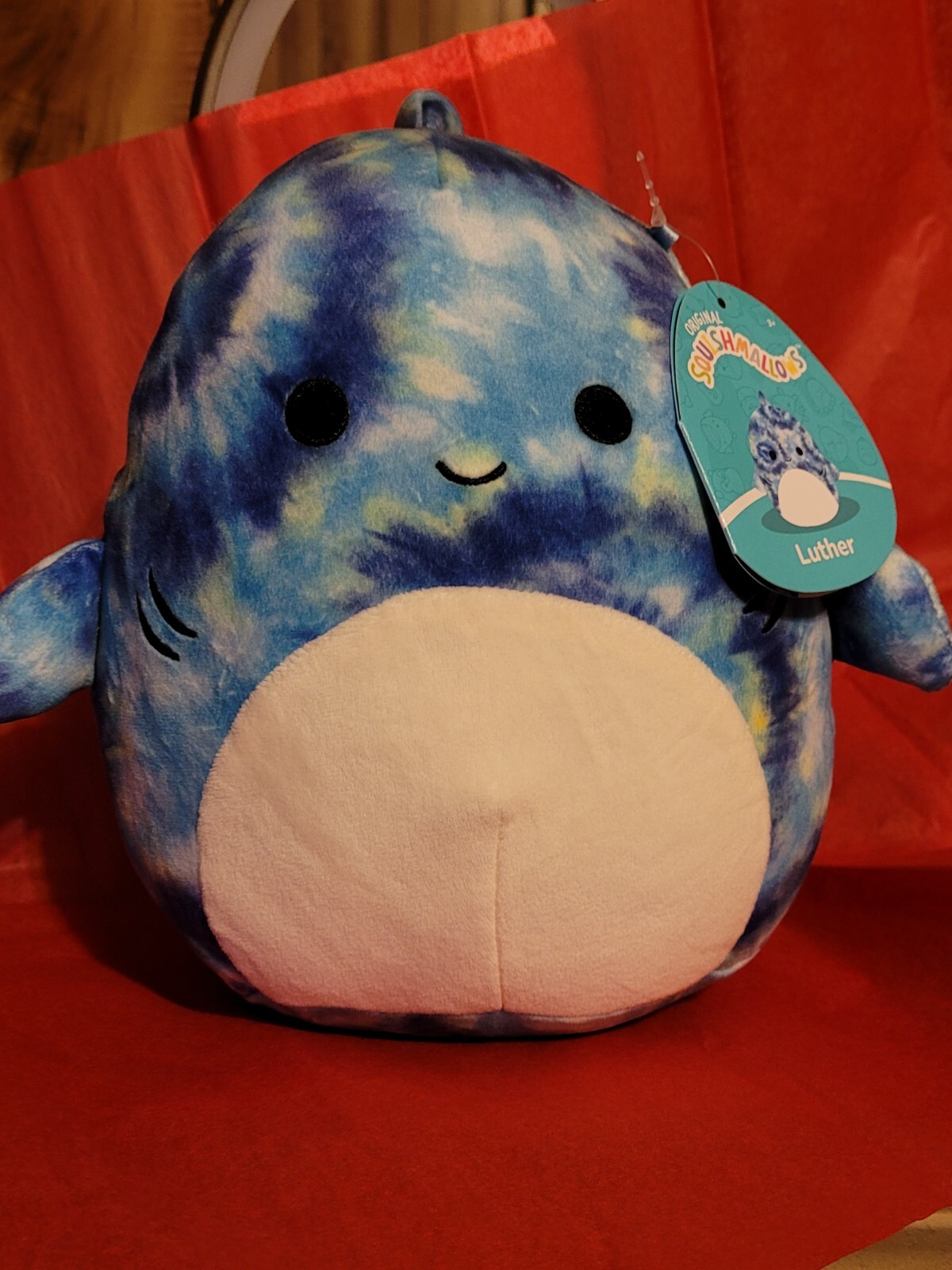 tie dye squishmallow shark