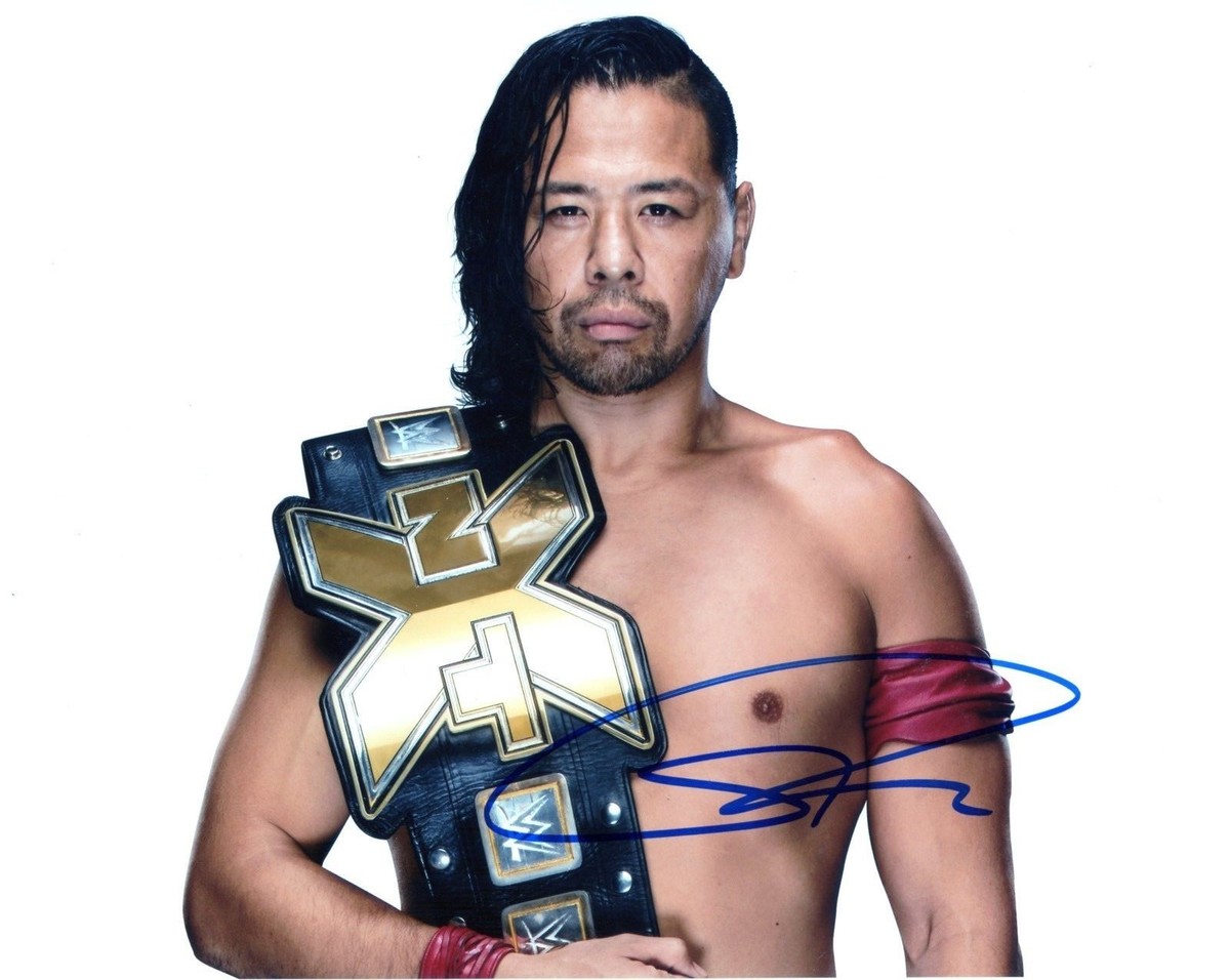 SHINSUKE NAKAMURA SIGNED 8X10 PHOTO WWE WRESTLING SMACKDOWN JAPAN