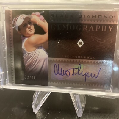 2021 UD Artifacts Black Diamond LEXI THOMPSON Gemography Diamond Auto RC 22/49