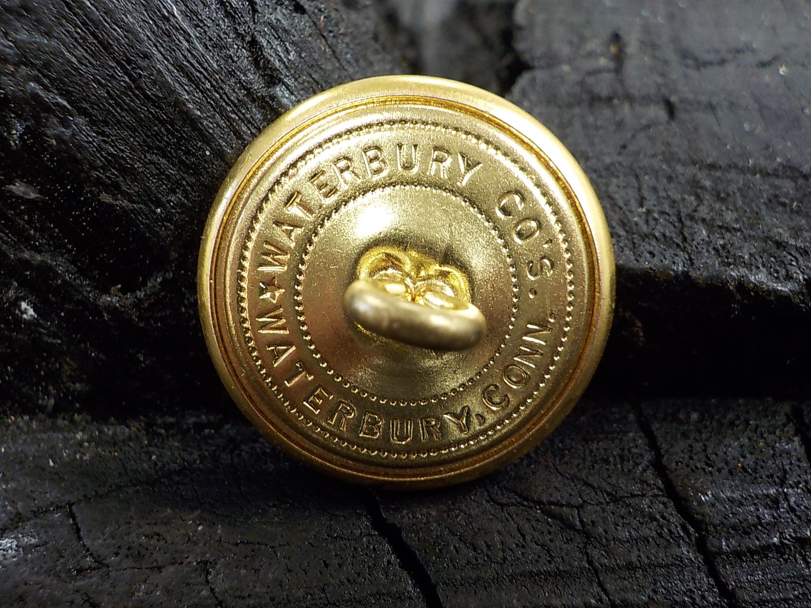 Old Rare Vintage Antique War Relic Nebraska Officer Coat Button