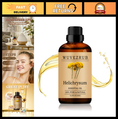100% Pure Helichrysum Essential Oil 240ML - Natural Aromatherapy Diffuser Oil