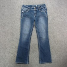 Wallflower Jeans Womens 11/12 Luscious Curvy Fit Bootcut Embroidered Pockets