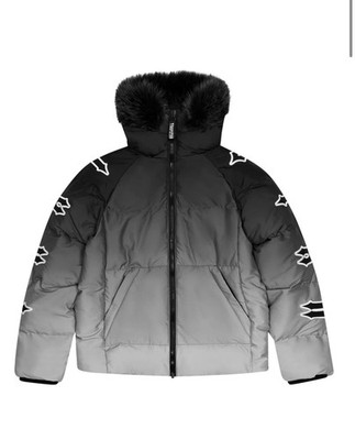 Trapstar Irongate Sleeve Puffer Black Gradient, Size L, Worn Twice