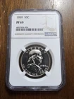 1959 NGC PF69 Proof Franklin Silver Half Dollar 50c