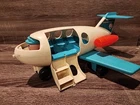 Vintage Fisher Price Little People Airplane Jet 1970s Toy Vehicle