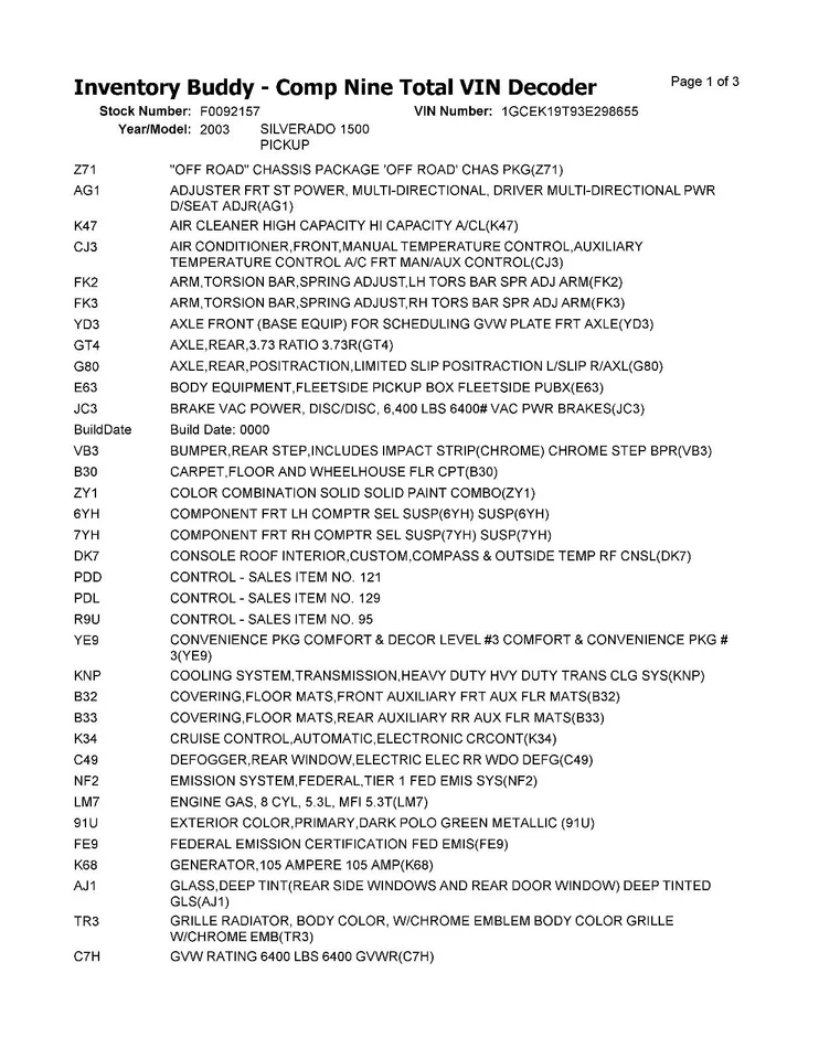 Used Right Door Mirror fits: 2003 Chevrolet Silverado 1500 pickup Power classic - Image 4 of 4