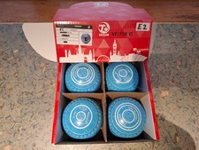 Thomas Taylor Vector VS Bowls Pro Grip Mid Blue Green Speckle Size 5 WB33 Stamp