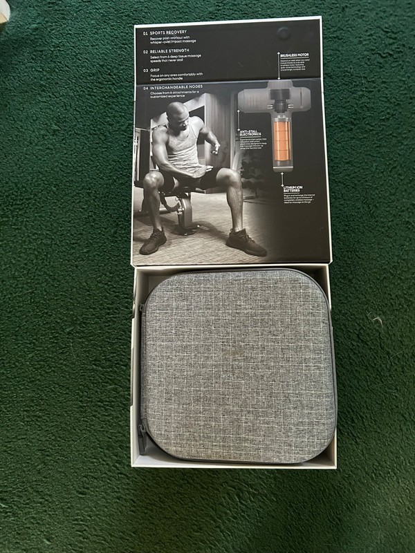 Sharper Image 2437599 Power Percussion Deep Tissue Massager - Gray