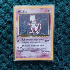 Carta Pokemon Mewtwo 10/102 HOLO ITA Prima Edizione 1999-2000 Set base Italiano