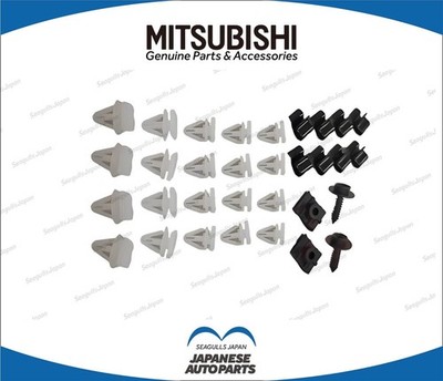 Mitsubishi Original OEM Lancer Evolution 5 6 CP9A Überkotflügel-Clip-Set
