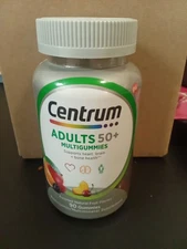 Centrum Adults 50 Plus Multivitamin Multimineral Gummies, Assorted Natural Fr...