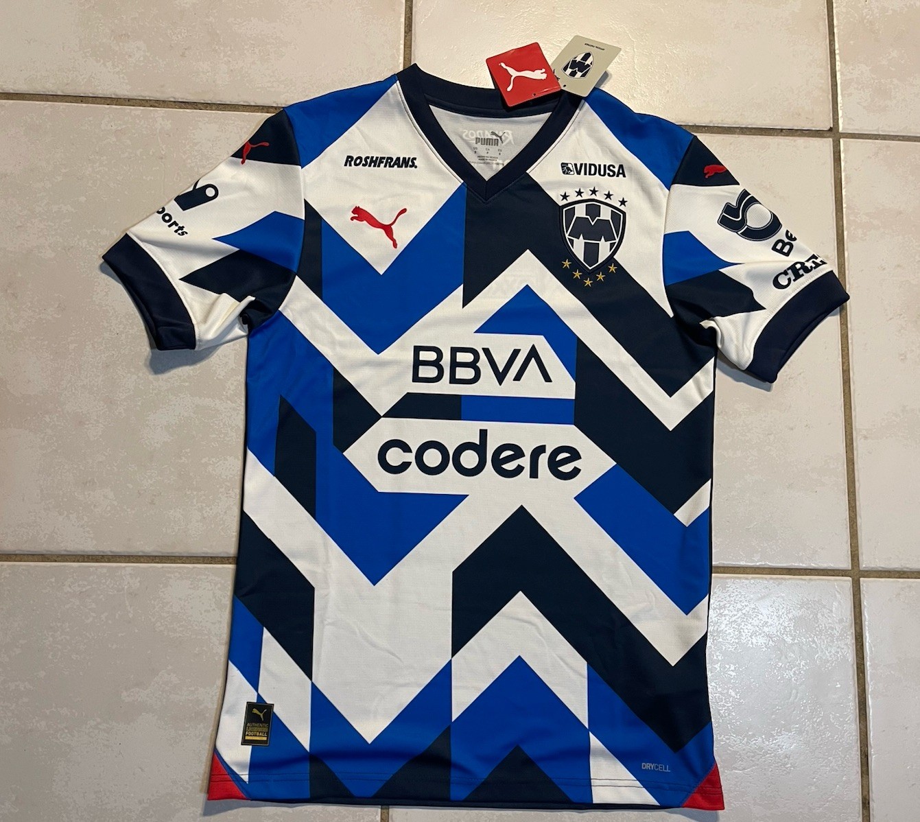 NWT PUMA CF Monterrey 2023/24 Third Jersey Men's Small 763531 01
