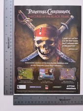 Pirates Caribbean Curse Black Peart Authentic Print Ad / Poster Game Promo Art