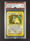 1999 Pokemon CHARIZARD #4/102 Base Set 1st Ed. Holo Rare Sunfaded Spanish PSA 9