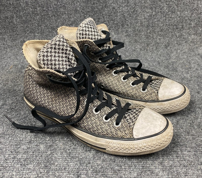 Converse Chuck Taylor All Star Knit Hi Top Men 7 Women 9 EUR 40 Black Tan