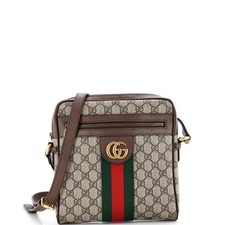 Gucci Ophidia Messenger Bag GG Coated Canvas Small