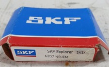 1 NEW SKF 6207-NRJEM DEEP GROOVE BALL BEARING W/SNAP RING NIB MAKE OFFER