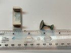 Garden Bench and Birdbath for Miniature Dollhouse 1/2" or 1"? Vintage New — photo 4