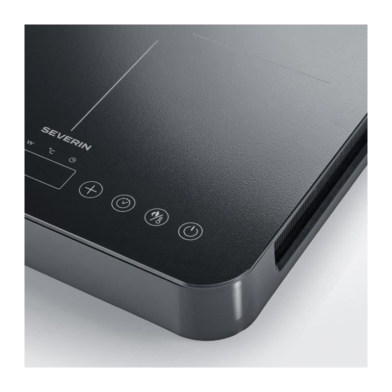 Plaque de cuisson posable SEVERIN double foyer noir pour plan de travail - 3