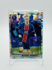 2020-21 Topps Merlin UEFA CL Mitchel Bakker - Atomic Refractor Rookie Card /250