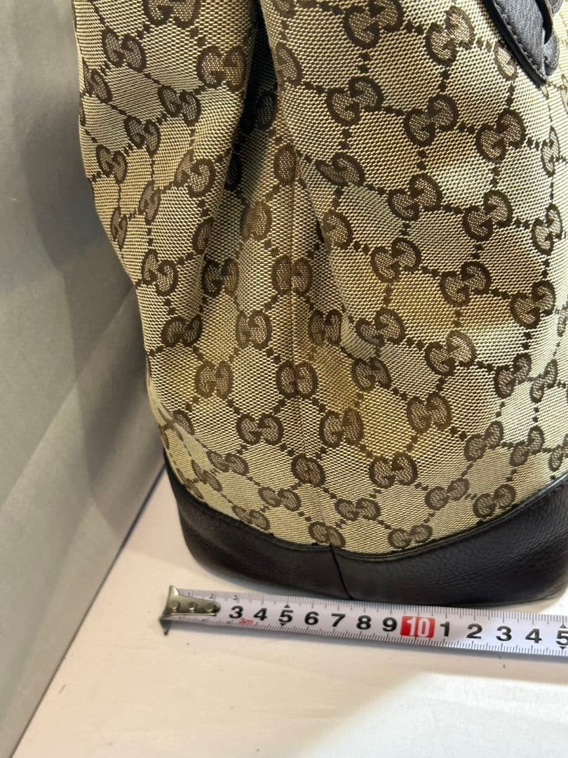 GUCCI GG Canvas Horsebit Tote Bag Women's Vintage Size 33cm Excellent thumbnail 20