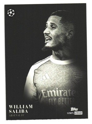2025-26 Topps UCC Simplicidad Arsenal FC William Saliba