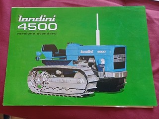 Brochure brochure leaflet Fiat Om Landini 4500 Cingoli standard