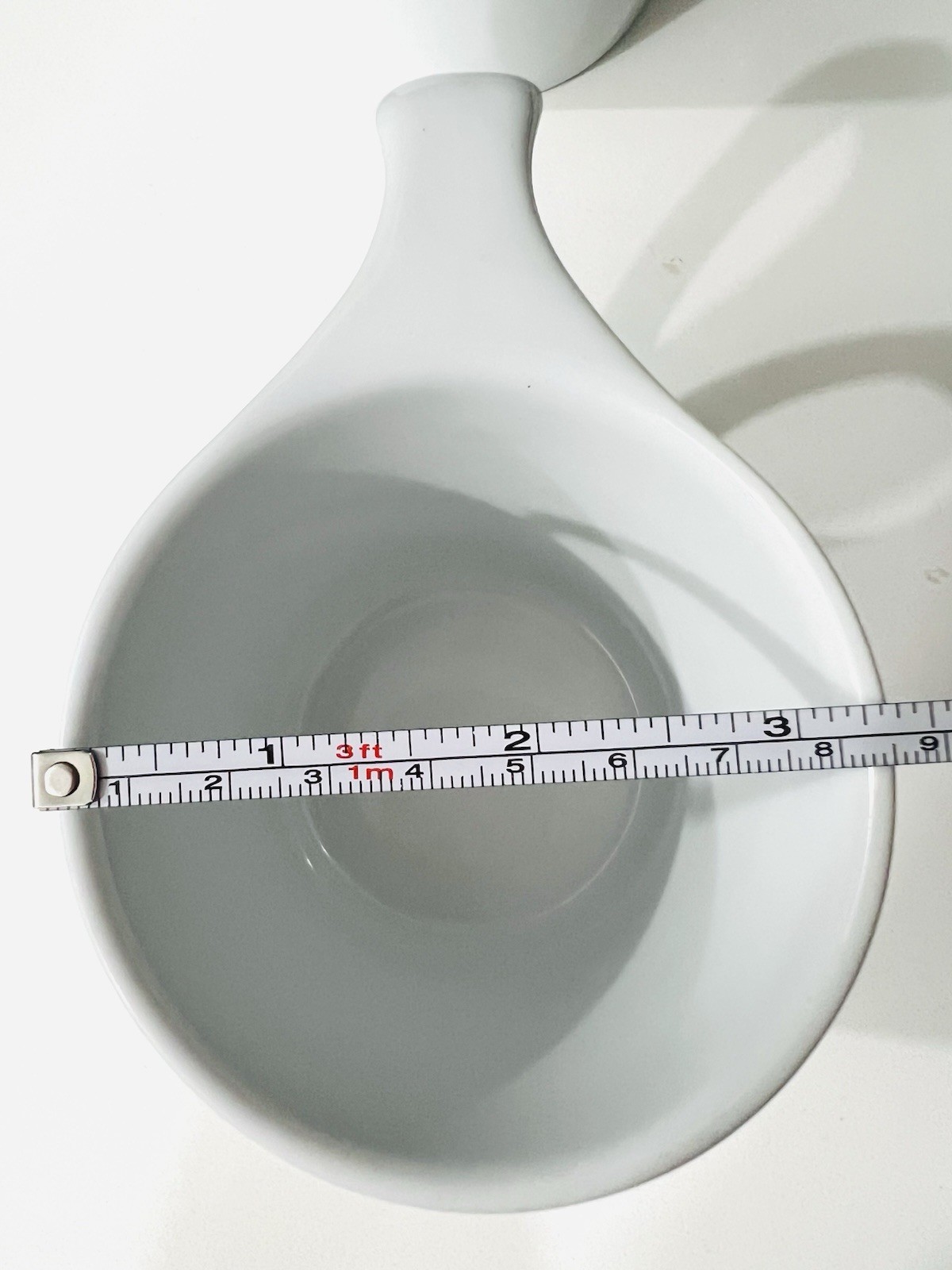 Brand New Set 2 Modern notNeutral Lino 10oz White Porcelain Tea Coffee Cups Mugs