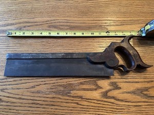 Rare Find COVE back Saw 1865 Norton Jewett And Buzby NY