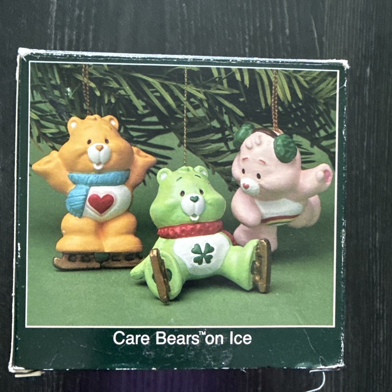 Care Bears On Ice Set Of 3 American Greetings Ornaments