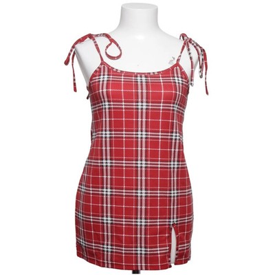 Shein, Tank­top, Größe: 38, Rot/Schwarz/Weiß, Elasthan/Polyester, Glencheck #8tf