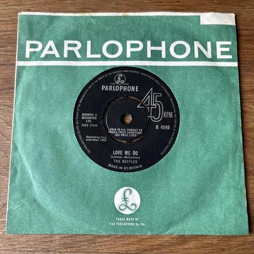 Pop The Beatles ‎– Love Me Do Parlophone ‎– R 4949