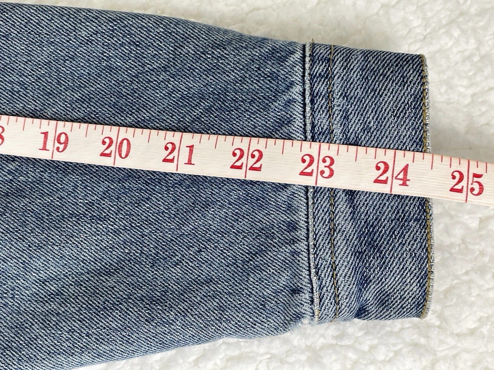 VTG Tehama-Clint Eastwood American Flag Embroidered Denim/Jean Jacket Unisex S - product detail image 14