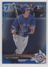 2017 Bowman Draft Chrome Blue Refractor 70th Anniversary /200 Kacy Clemens 0c2