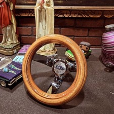 Lowrider Custom Vintage Wooden 8 Steering Wheel