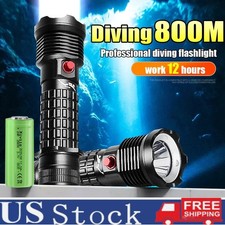 Professional Diving Flashlight High Power Led Flashlight Underwater Scuba Light