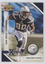 2010 Panini Gridiron Gear Platinum X's 21/25 Malcom Floyd #124 u6m