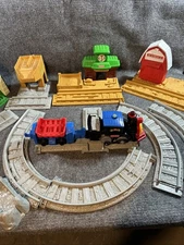 Fisher Price Toots the Train Replacement Engine Dump Car Tracks WORKS - VIDEO!