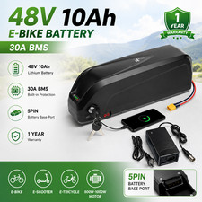 48V 10Ah Hailong Battery for 200W-1000W Ebike Electric Bike Lithium Battery BMS