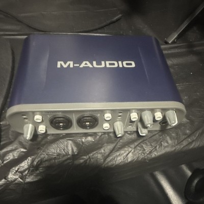 M-Audio USB Audio Interface AU02-073B0 Desktop w/ XLR, RCA, TRS Ports
