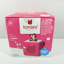 Tonies Starter Set Pink Audio Player Playful Puppy Toniebox 1 New And Sealed