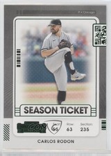 2021 Panini Contenders Season Ticket Green Carlos Rodon #79 y0i