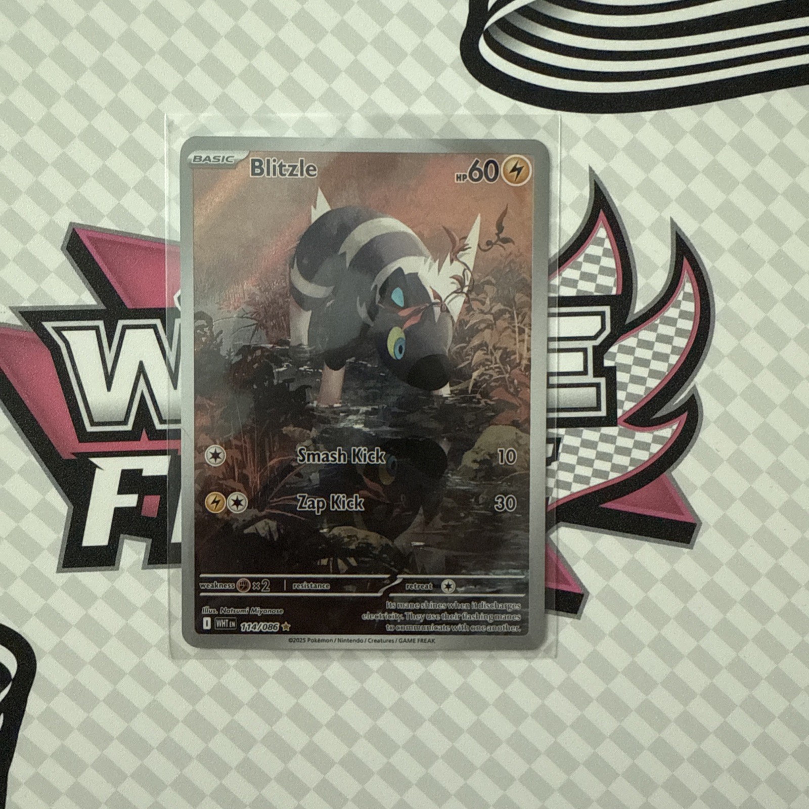 Blitzle 114/086 Sv: White Flare Holo