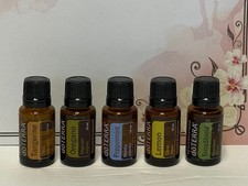 Lot of 5 - doTERRA assorted Essential Oils - NEW, unopened bottles  lot 2TOP 