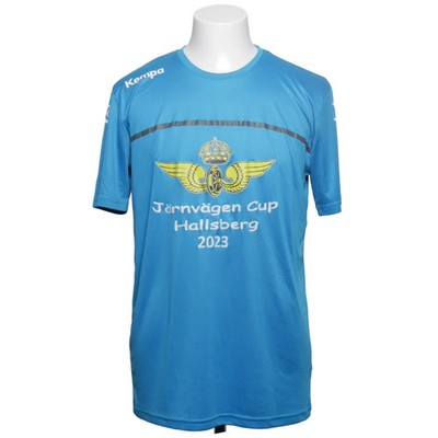 Kempa, T-shirt, Größe: XL, Blau, Polyester, Print, Herren #WPo