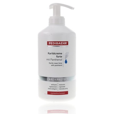 Pedibaehr Karitécreme (Sheabutter)  forte mit Panthenol 500ml Spenderflasche