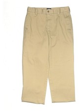 Lands' End Girls Brown Khakis 16
