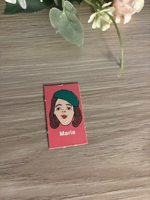 Guess Who? Ersatz-Charakterkarte 1980 - ''Maria'' (rot)