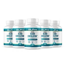(5 Pack) GLPro Blood Support Capsules GL Pro Blood Health Pills (300 Capsules)